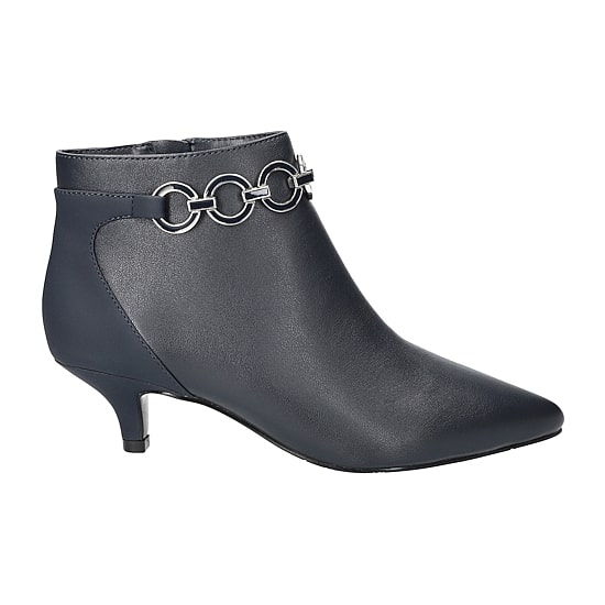 Easy Street Womens Jinx Kitten Heel Booties