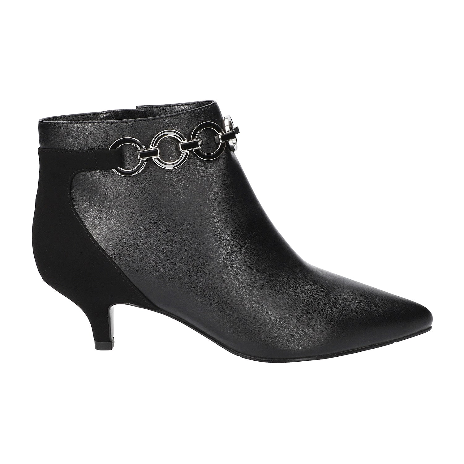 Easy Street Womens Jinx Kitten Heel Booties