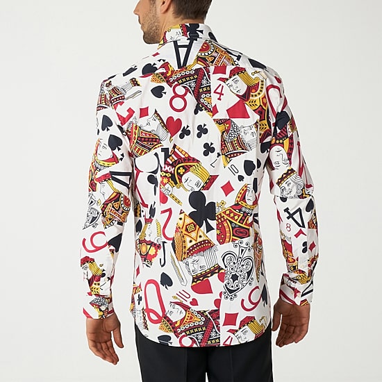 Opposuits King Of Clubs Mens Regular Fit Long Sleeve Dress Shirt