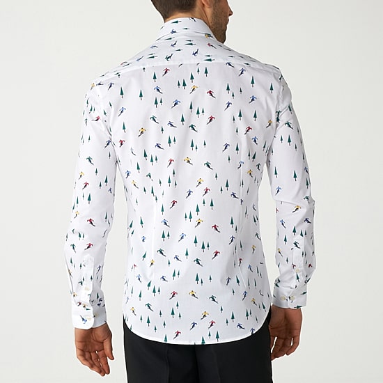 Opposuits Winter Mens Regular Fit Long Sleeve Dress Shirt