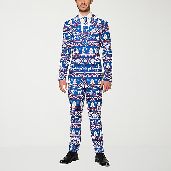 Suitmeister Christmas Mens 3-pc. Suit Set