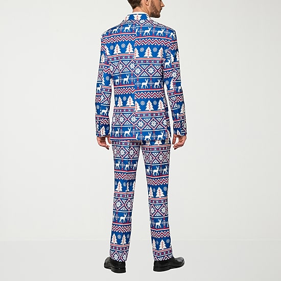 Suitmeister Christmas Mens 3-pc. Suit Set