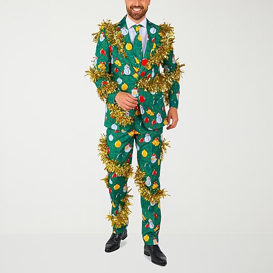 Suitmeister Christmas Mens 3-pc. Suit Set