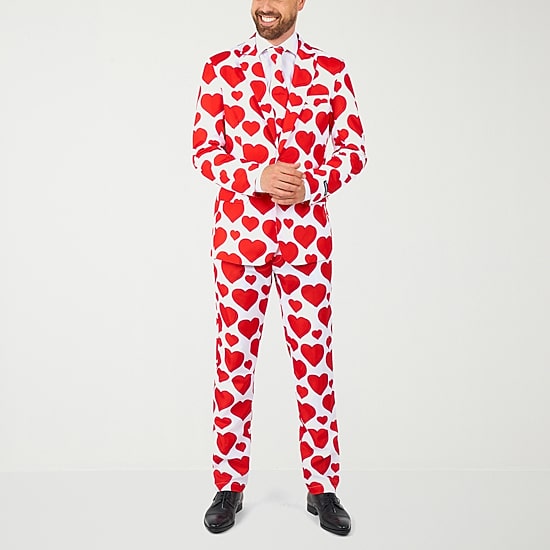 Suitmeister Hearts Mens 3-pc. Suit Set