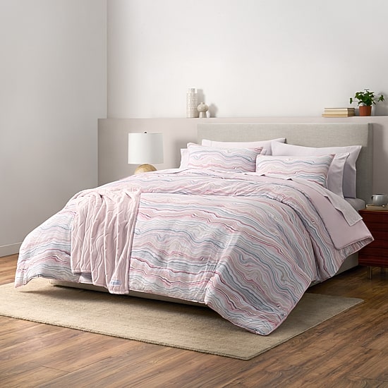 Gaiam Microfiber Percale 3 Piece Comforter