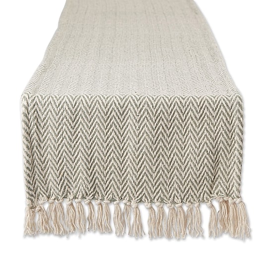 Design Imports Artichoke Chevron Table Runner