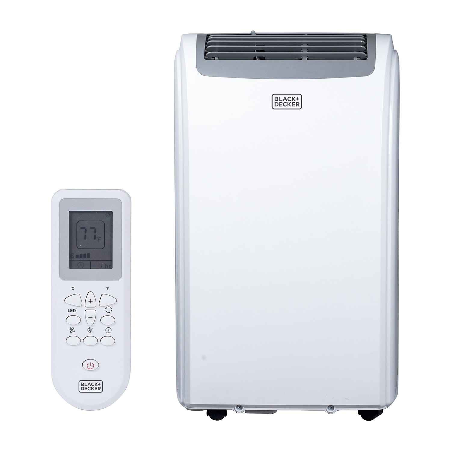Black+Decker 12000 Btu Portable Air Conditioner With Remote Control White