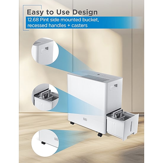 Black+Decker 50p Dehumid Dehumidifier