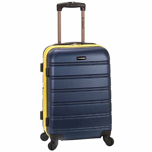 Rockland Melbourne 20 Inch Hardside Expandable Lightweight Carry-On Spinner Luggage, One Size, Blue