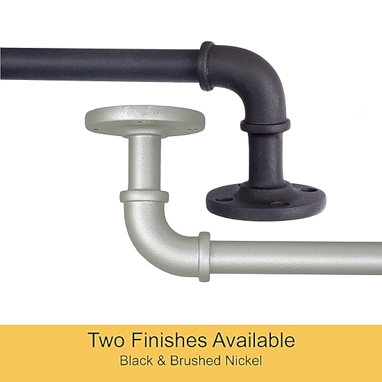 Kenney Adler Indoor/Outdoor Wrap Around 5/8 IN Adjustable Curtain Rod