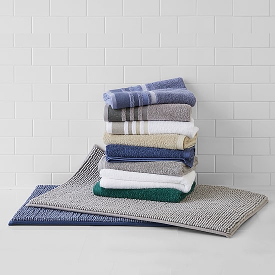Home Expressions Melange Noodle Memory Foam Bath Rug