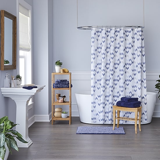 Home Expressions Melange Noodle Memory Foam Bath Rug