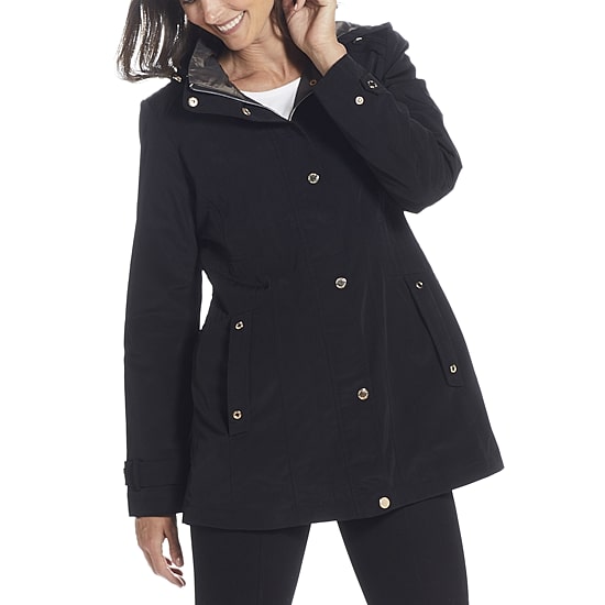 Gallery Womens Hooded Midweight Raincoat