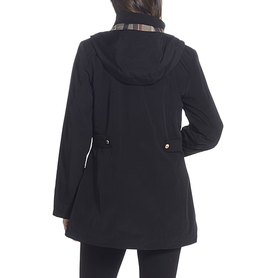 Gallery Womens Hooded Midweight Raincoat