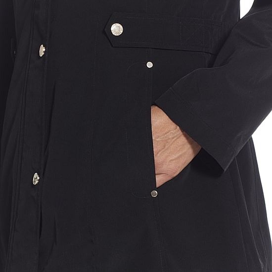 Gallery Womens Hooded Midweight Raincoat