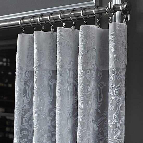 Queen Street Lafayette Rod Pocket Sheer Single Curtain Panel