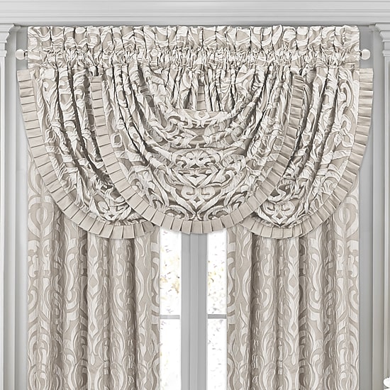 Queen Street Rod Pocket Waterfall Waterfall Valance