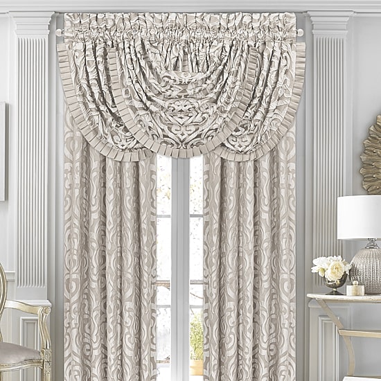 Queen Street Rod Pocket Waterfall Waterfall Valance