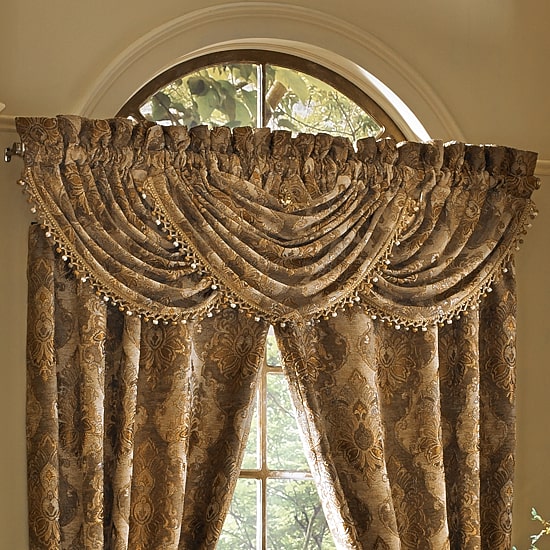 Queen Street Brooke Rod Pocket Waterfall Valance