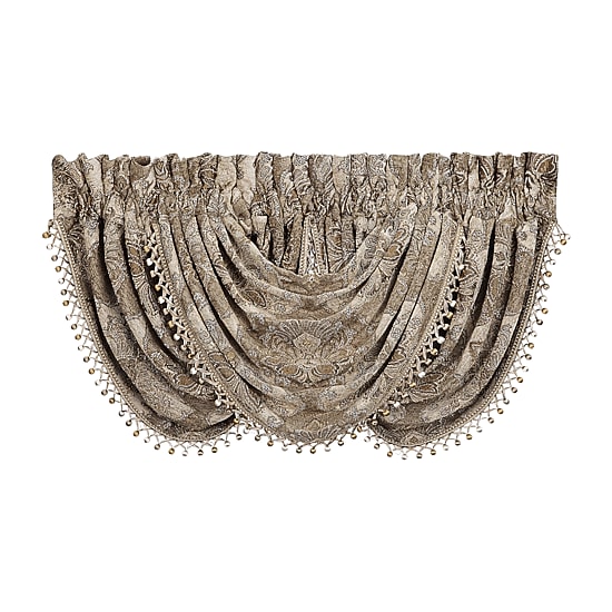 Queen Street Brooke Rod Pocket Waterfall Valance