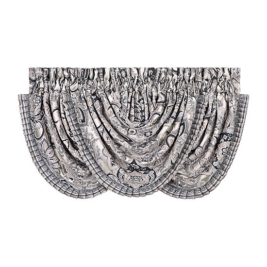 Queen Street Giselle Rod Pocket Waterfall Valance