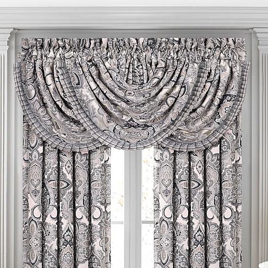 Queen Street Giselle Rod Pocket Waterfall Valance