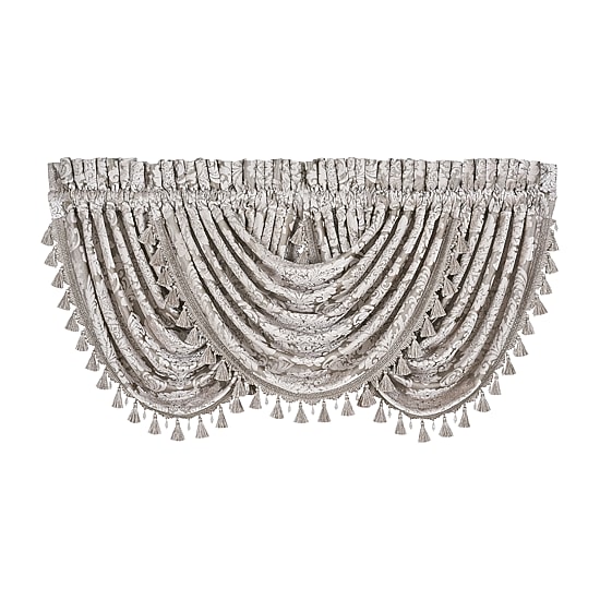 Queen Street Blair Rod Pocket Waterfall Valance