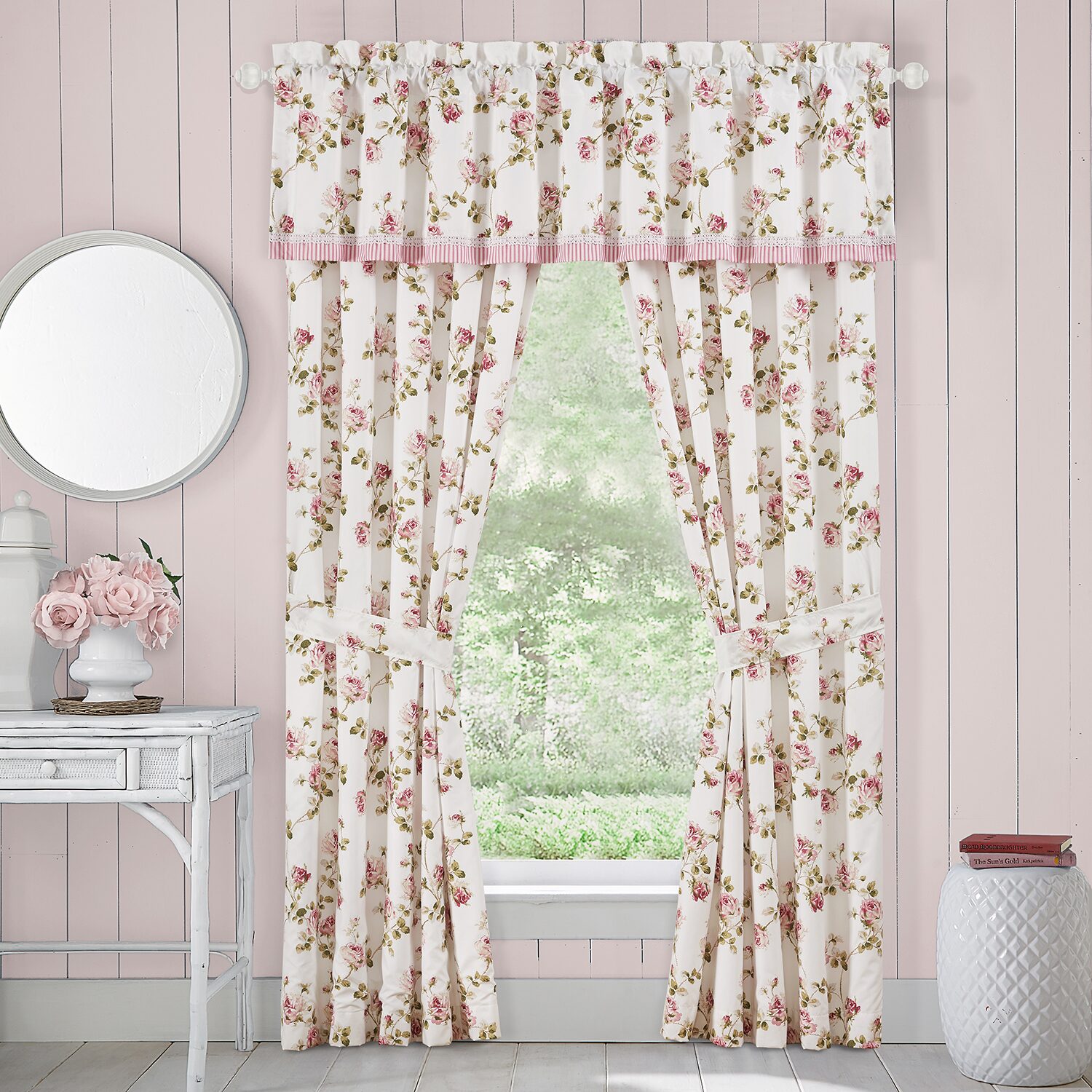 Royal Court Rosemary Rod Pocket Tailored Valance