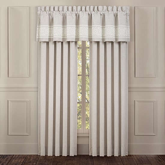 Queen Street Leanna Rod Pocket Tailored Valance