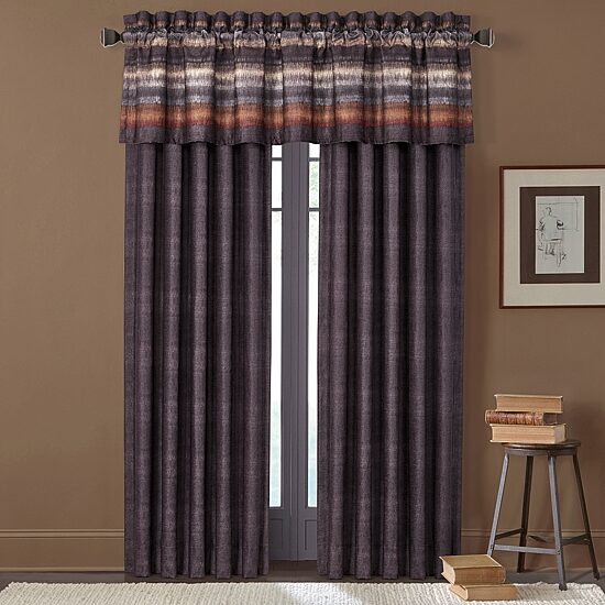 Queen Street Medina Rod Pocket Light-Filtering Set of 2 Curtain Panel