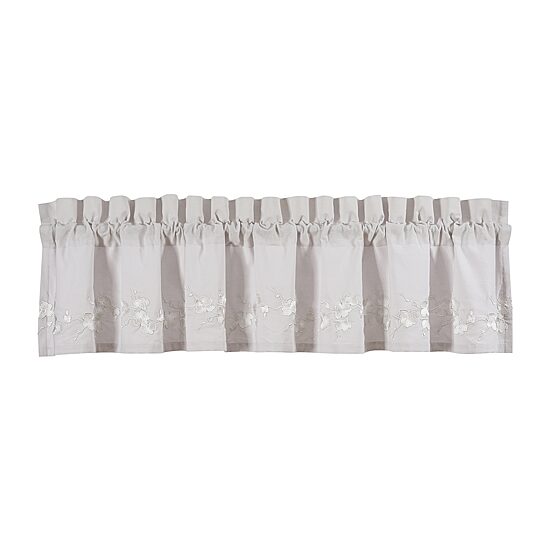 Queen Street Cherie Rod Pocket Tailored Valance