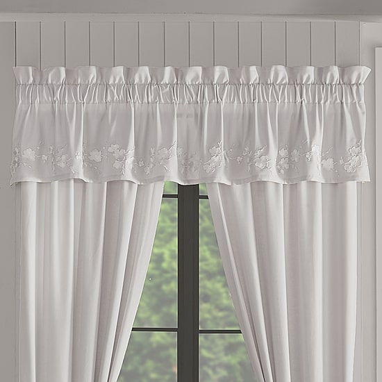 Queen Street Cherie Rod Pocket Tailored Valance