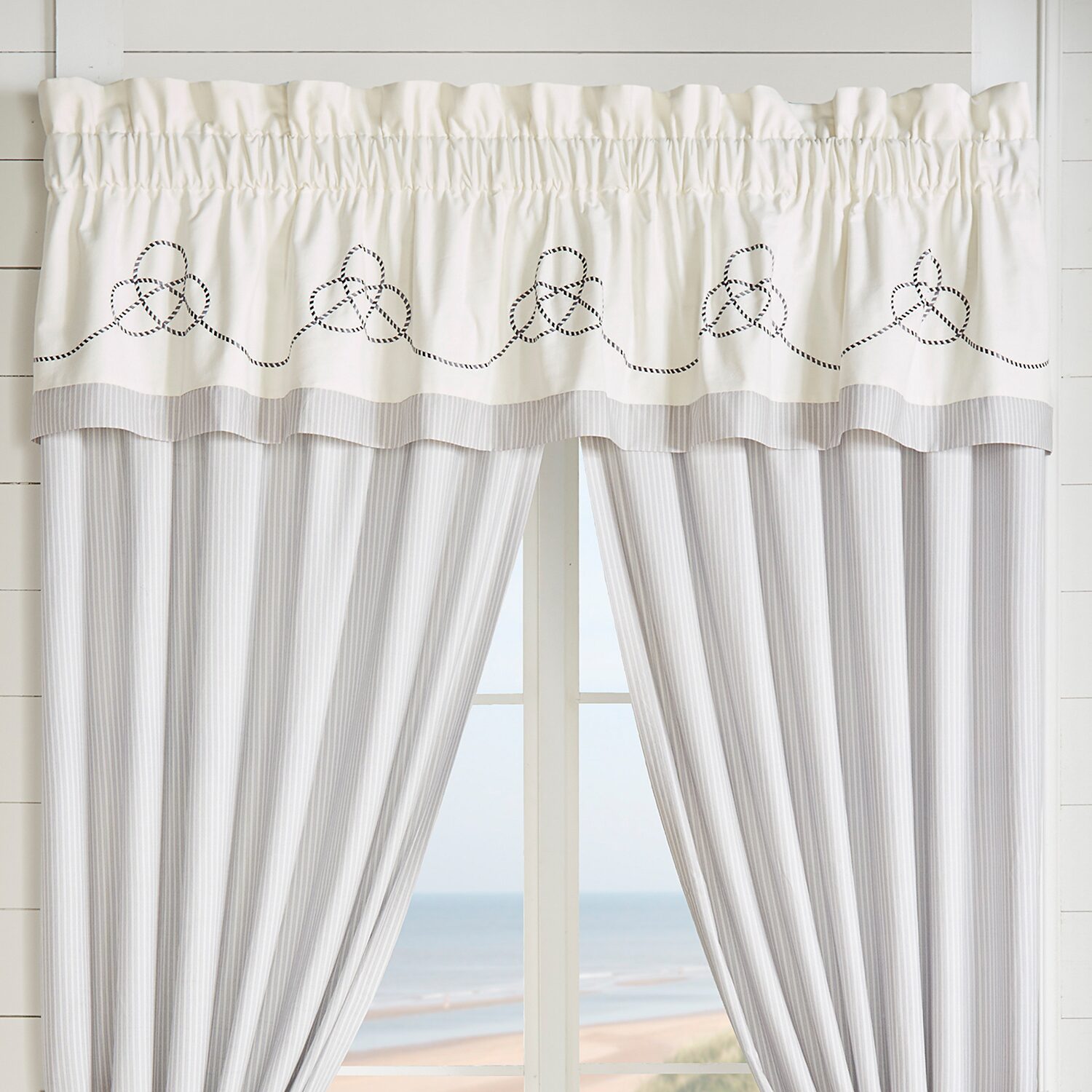 Queen Street Simona Rod Pocket Tailored Valance