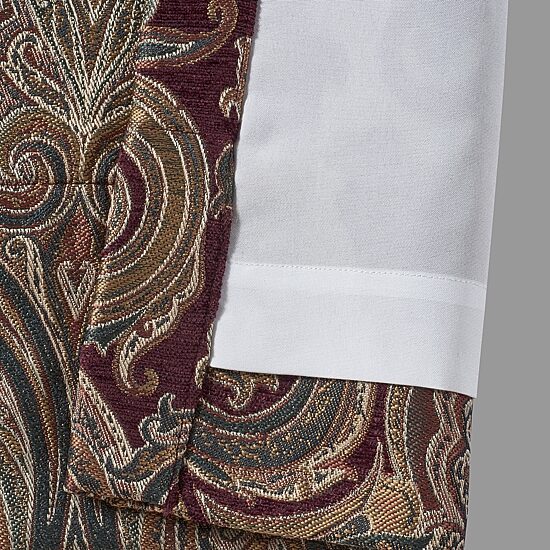 Queen Street Georgia Rod Pocket Light-Filtering Set of 2 Curtain Panel