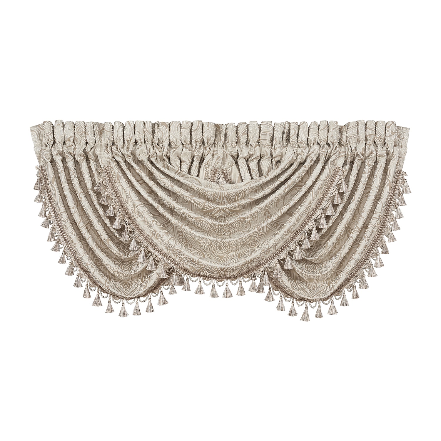 Queen Street Taylor Rod Pocket Waterfall Valance