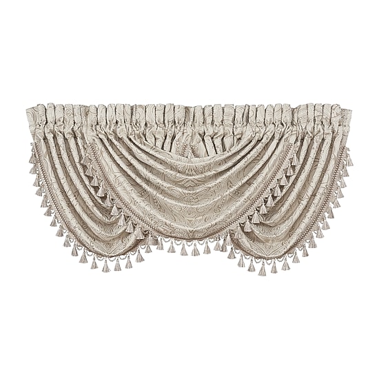 Queen Street Taylor Rod Pocket Waterfall Valance