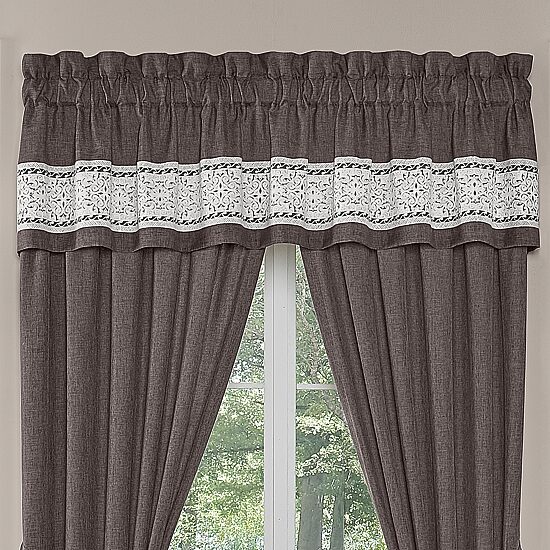 Queen Street Florence Rod Pocket Tailored Valance