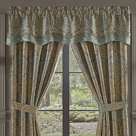 Queen Street Dayton Rod Pocket Scallop Valance