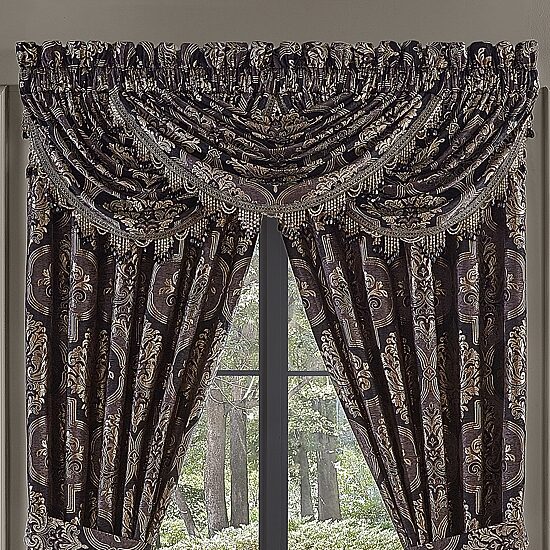 Queen Street Willow Rod Pocket Waterfall Valance