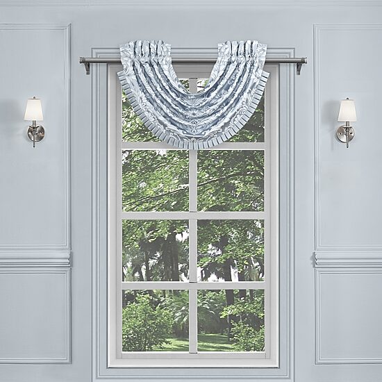 Queen Street Madeline Rod Pocket Waterfall Valance