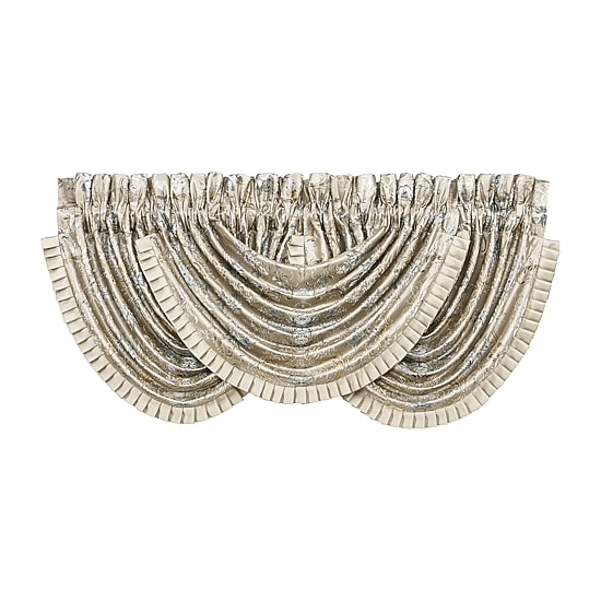 Queen Street Jillian Rod Pocket Waterfall Valance