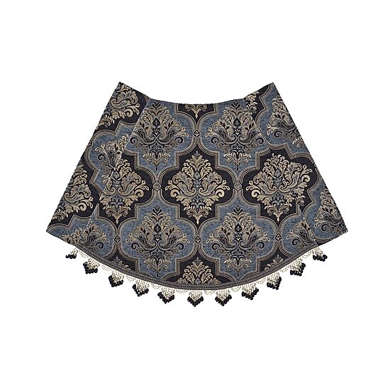 Queen Street Manila Rod Pocket Waterfall Valance