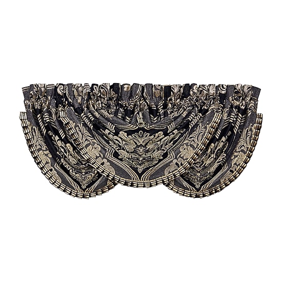 Queen Street Sayreville Rod Pocket Waterfall Valance