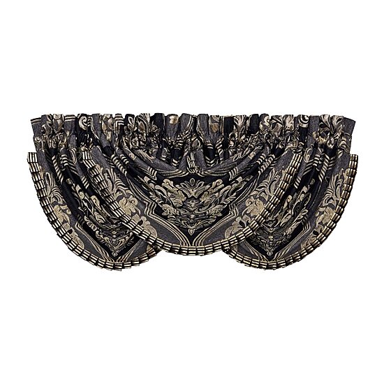 Queen Street Sayreville Rod Pocket Waterfall Valance