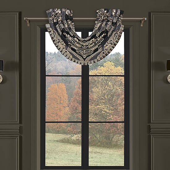 Queen Street Sayreville Rod Pocket Waterfall Valance