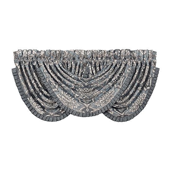 Queen Street Woodmere Rod Pocket Waterfall Valance