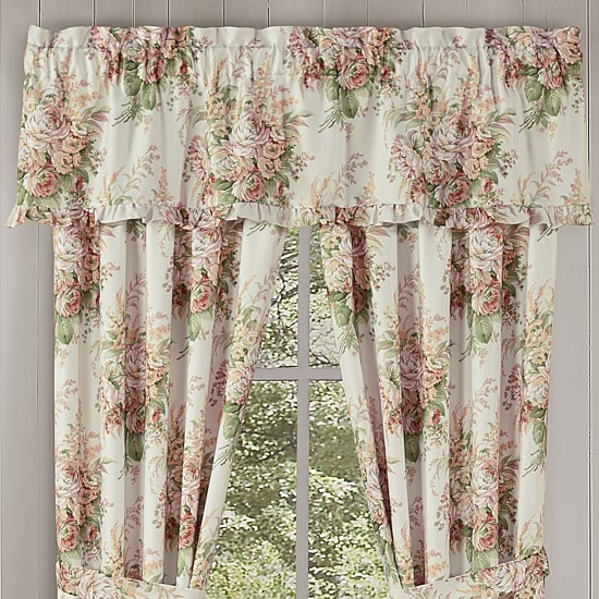 Royal Court Estelle Rod Pocket Tailored Valance