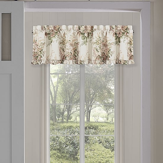 Royal Court Estelle Rod Pocket Tailored Valance