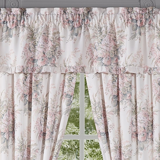 Royal Court Estelle Rod Pocket Tailored Valance