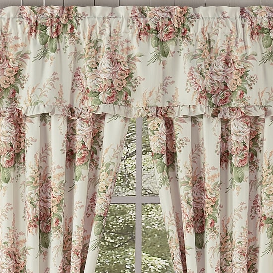 Royal Court Estelle Rod Pocket Tailored Valance